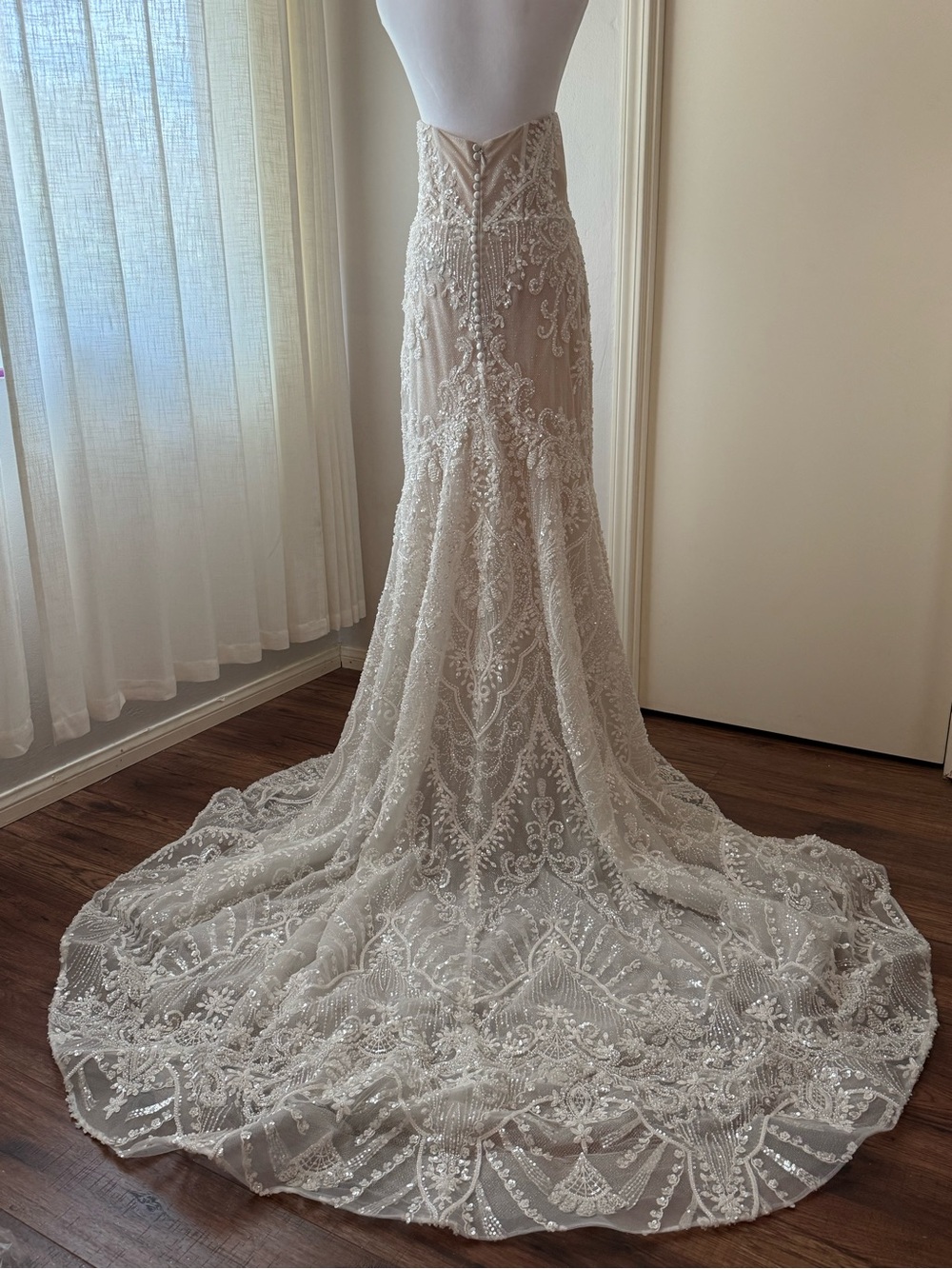 Calla Blanche “Midge” Designer Wedding Dress - Size 20 Sample - Picture 5 of 12